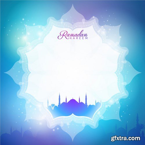 Eid Mubarak Papercut Style 2 - 48 EPS Eid Mubarak Papercut Style 2 - 48 EPS