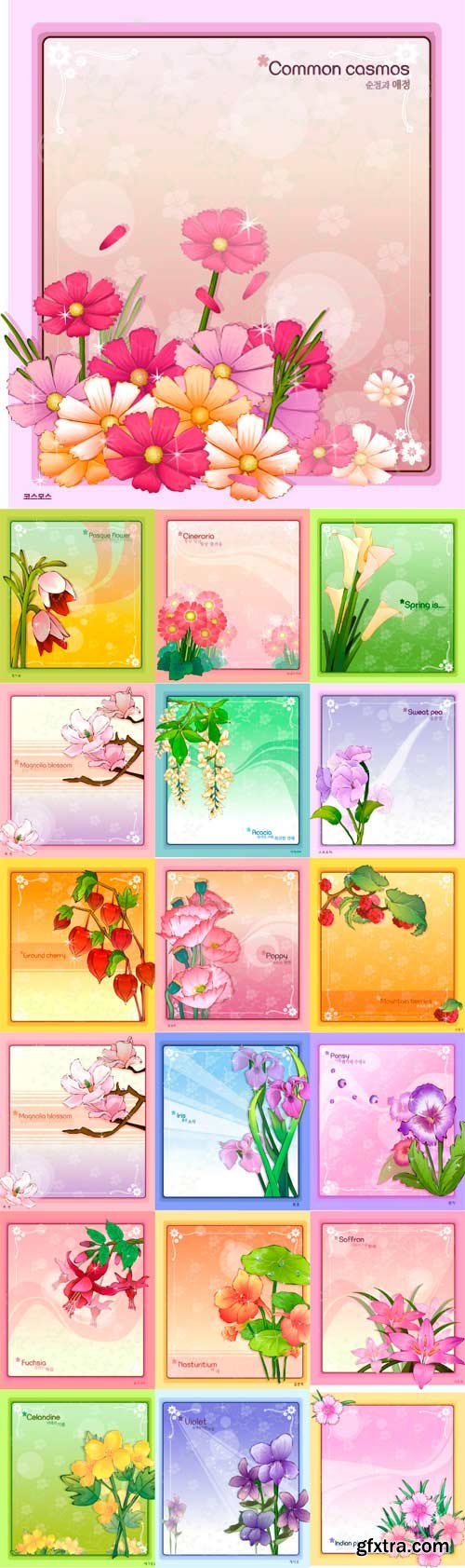 Vector frames collection - 3