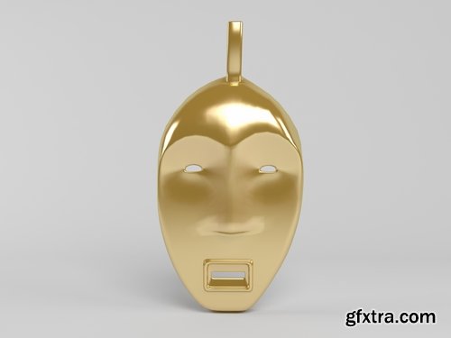 Collection of 3D mask grimace smiley face 25 HQ Jpeg