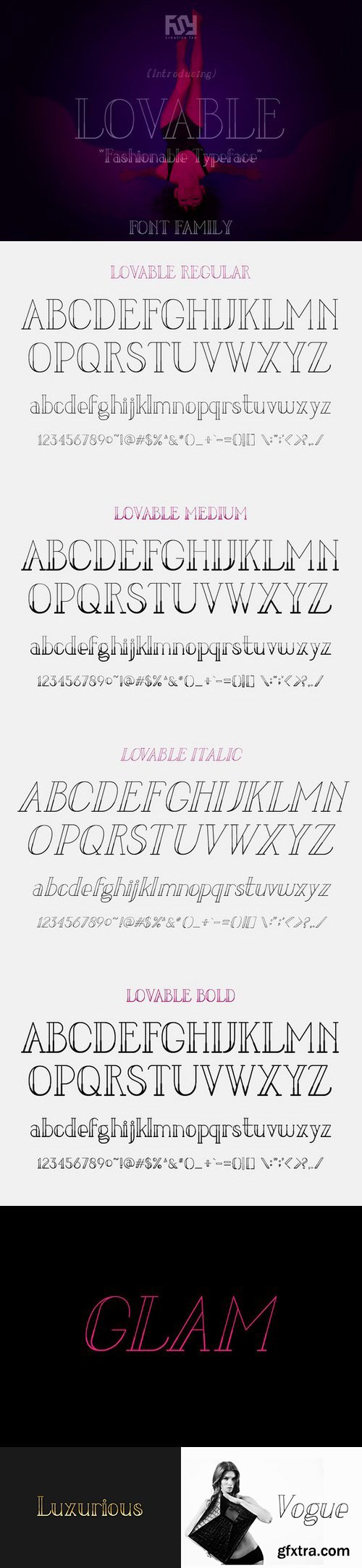 CM - LOVABLE FONT FAMILY 687132 CM - LOVABLE FONT FAMILY 687132