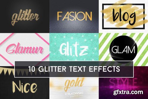 CM - Glitter Text Effect 689159