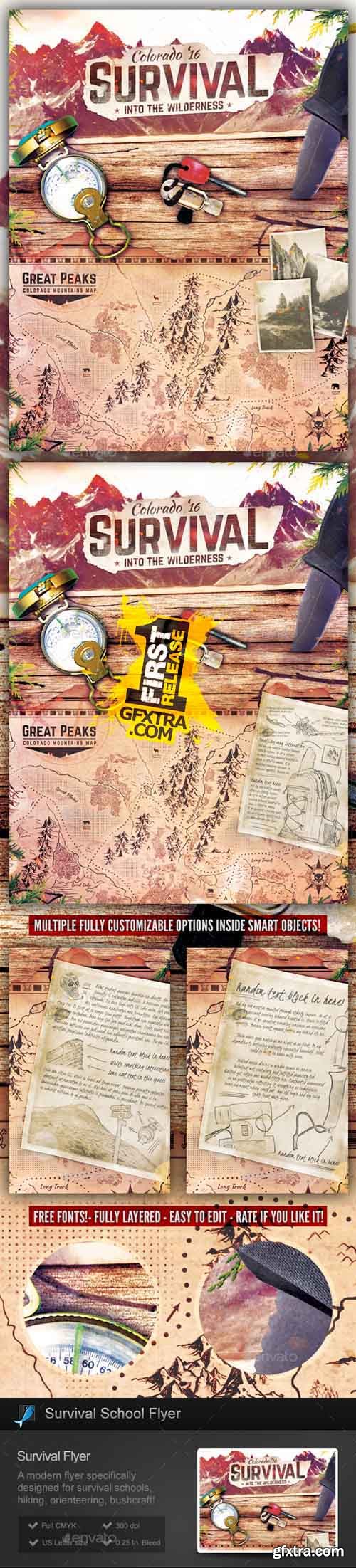 GR - Survival School - Wilderness Flyer Template 16401203 GR - Survival School - Wilderness Flyer Template 16401203