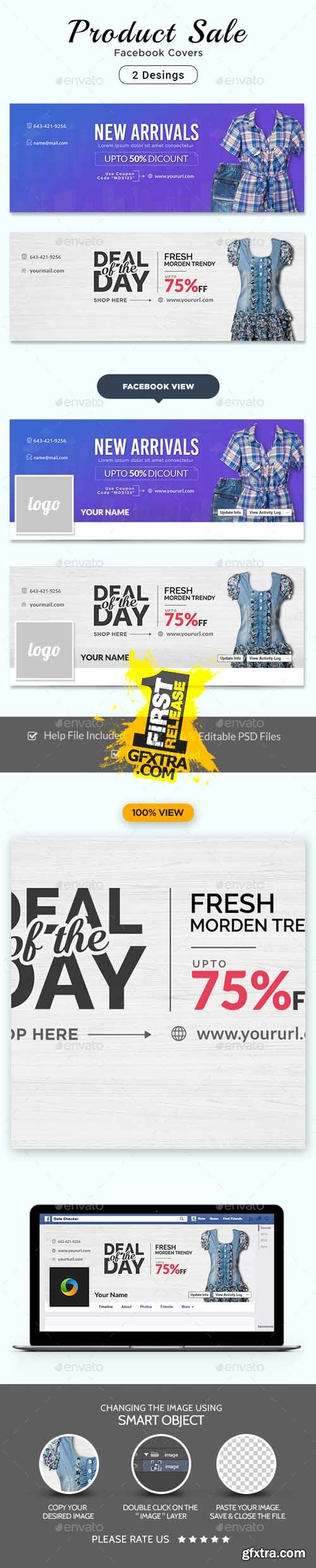 GR - Product Sale Facebook Covers - 2 Designs 16431370 GR - Product Sale Facebook Covers - 2 Designs 16431370