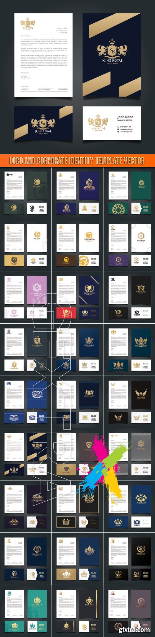 Logo and Corporate Identity Template vector