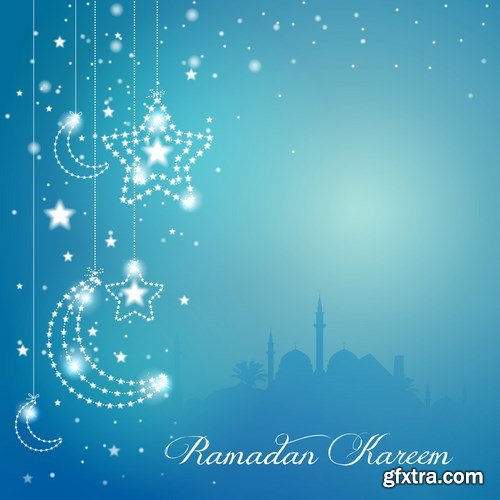 Eid Mubarak Papercut Style 3 - 48 EPS