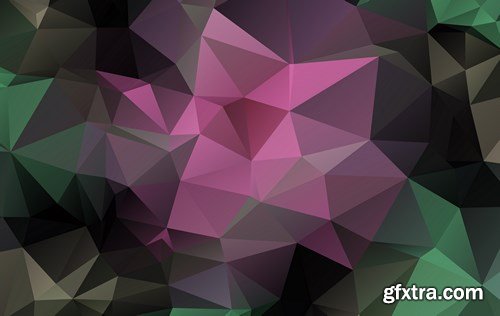 Abstract Polygonal Triangular Background 2 - 25xEPS