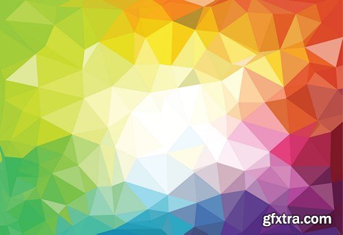 Abstract Polygonal Triangular Background 2 - 25xEPS