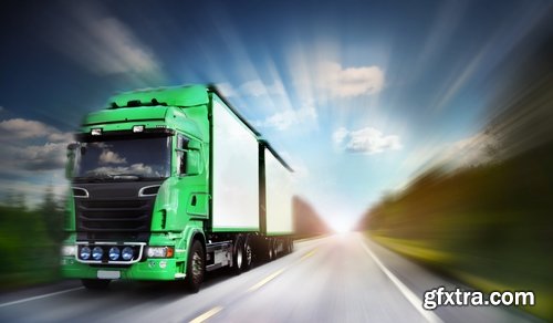 Lorry Lengthy Trailer Truck Refrigerated Trucking 25xJPG