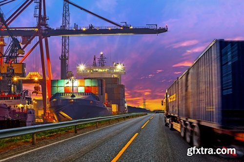 Lorry Lengthy Trailer Truck Refrigerated Trucking 25xJPG