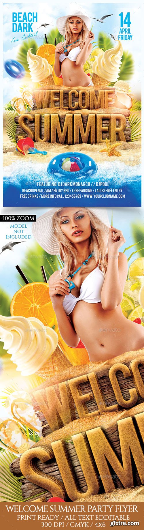 GraphicRiver - Welcome Summer Party Flyer Template - 16435421