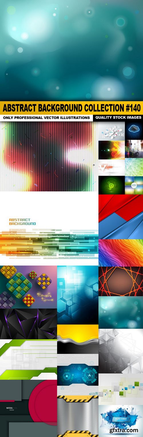 Abstract Background Collection #140 - 25 Vector