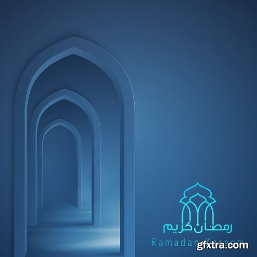 Eid Mubarak Papercut Style 6 - 48 EPS Eid Mubarak Papercut Style 6 - 48 EPS