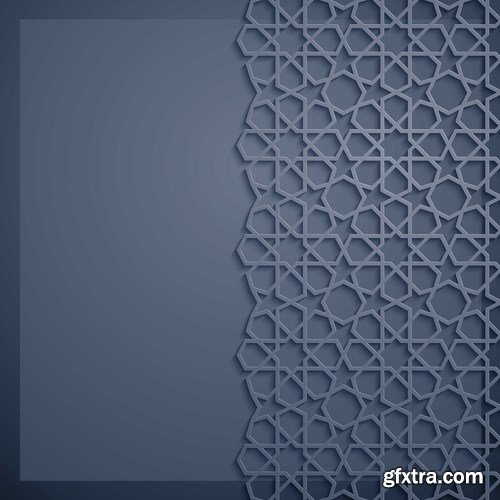 Eid Mubarak Papercut Style 6 - 48 EPS Eid Mubarak Papercut Style 6 - 48 EPS