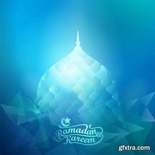 Eid Mubarak Papercut Style 6 - 48 EPS Eid Mubarak Papercut Style 6 - 48 EPS