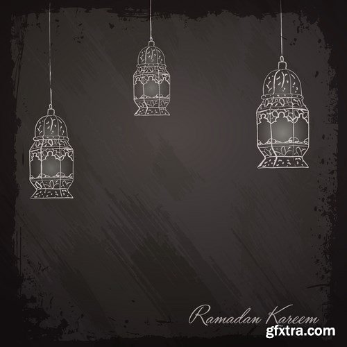 Eid Mubarak Papercut Style 6 - 48 EPS Eid Mubarak Papercut Style 6 - 48 EPS