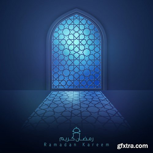 Eid Mubarak Papercut Style 6 - 48 EPS Eid Mubarak Papercut Style 6 - 48 EPS