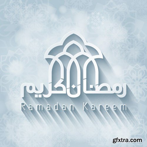 Eid Mubarak Papercut Style 6 - 48 EPS Eid Mubarak Papercut Style 6 - 48 EPS