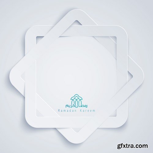 Eid Mubarak Papercut Style 6 - 48 EPS Eid Mubarak Papercut Style 6 - 48 EPS