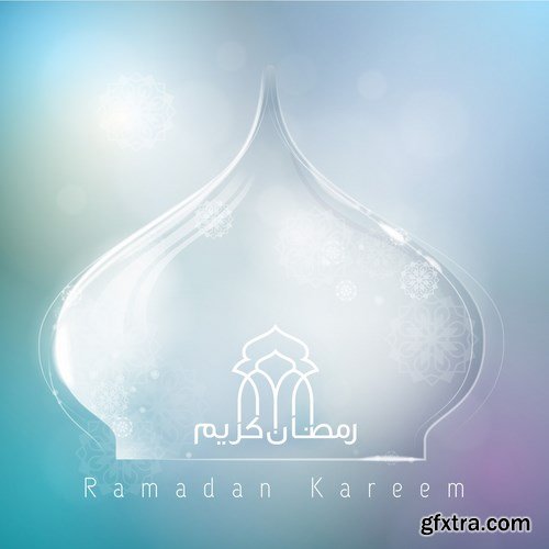 Eid Mubarak Papercut Style 6 - 48 EPS Eid Mubarak Papercut Style 6 - 48 EPS