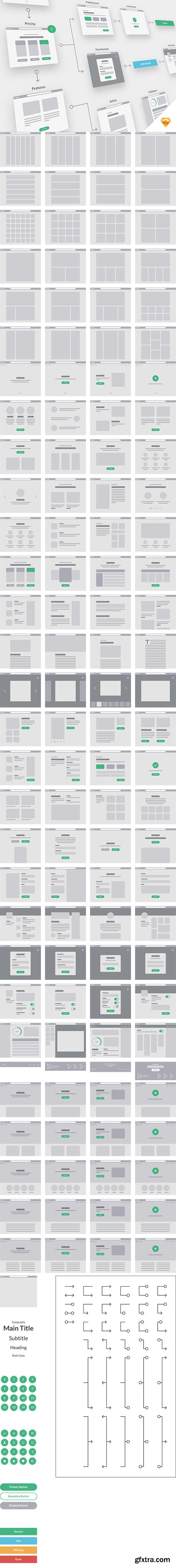 SKETCH Web Design - UI-UX Flowchart Cards SKETCH Web Design - UI-UX Flowchart Cards
