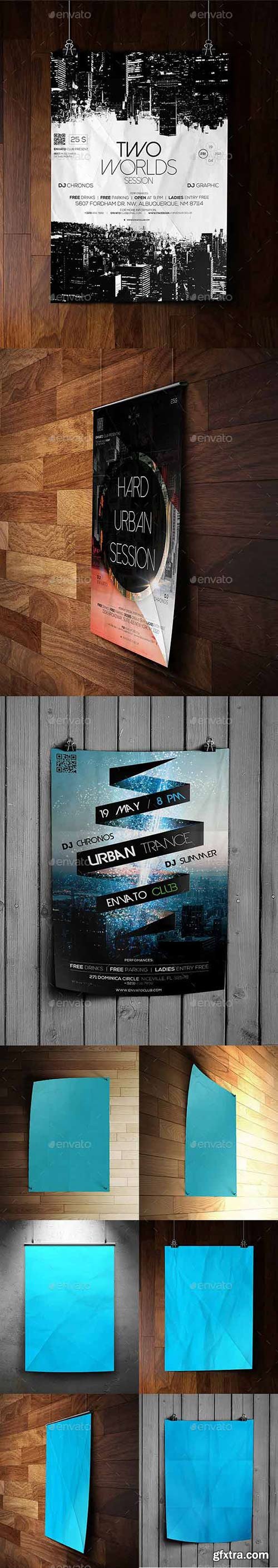 GraphicRiver - A4 Flyer & Poster Mockups 12489179 GraphicRiver - A4 Flyer & Poster Mockups 12489179