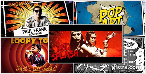 Videohive Freeze Frames: Comic Pack 11991512