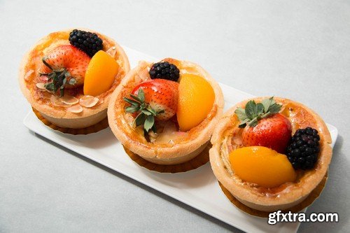 Desserts with fruit-5xUHQ JPEG
