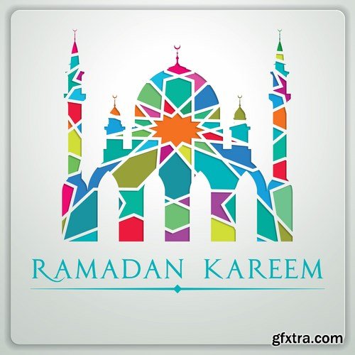 Eid Mubarak Papercut Style 10 - 48 EPS Eid Mubarak Papercut Style 10 - 48 EPS