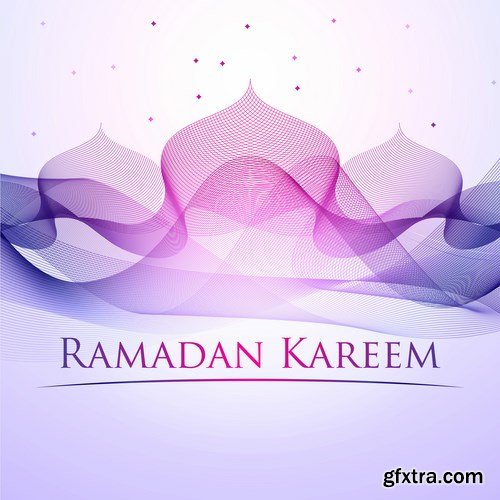 Eid Mubarak Papercut Style 10 - 48 EPS Eid Mubarak Papercut Style 10 - 48 EPS