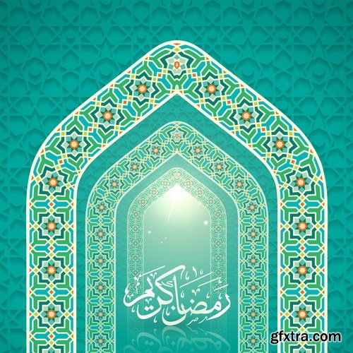 Eid Mubarak Papercut Style 10 - 48 EPS Eid Mubarak Papercut Style 10 - 48 EPS