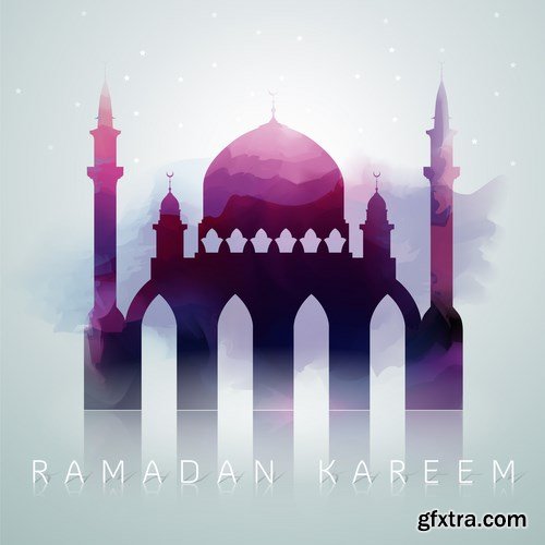 Eid Mubarak Papercut Style 10 - 48 EPS Eid Mubarak Papercut Style 10 - 48 EPS