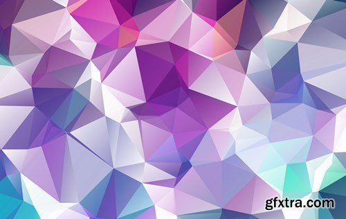 Abstract Polygonal Triangular Background 3 - 25xEPS