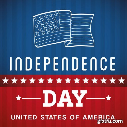 4 July, Independence Day 2 - 25xEPS