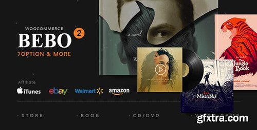 ThemeForest - BEBO v2.0.0 - Book Issue CD/DVD Store Publish Library WP - 13070288
