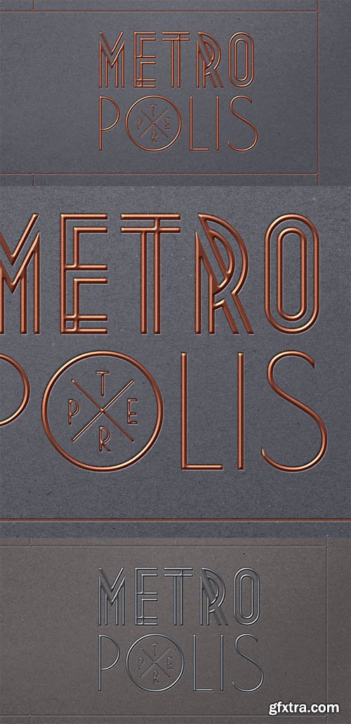 Metropolis PSD Text Effect