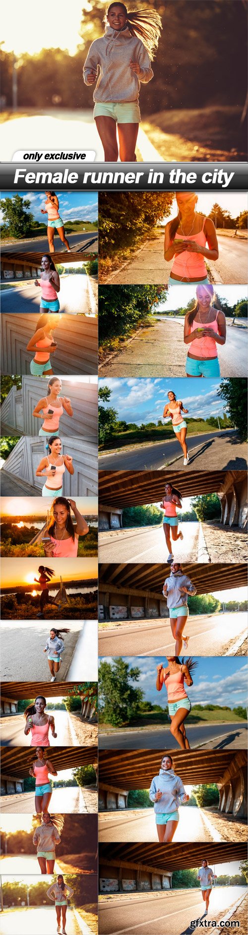 Female runner in the city - 20 UHQ JPEG