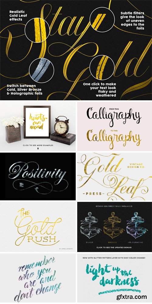 CM 84741 - Gold Leaf Press - Glitter Update