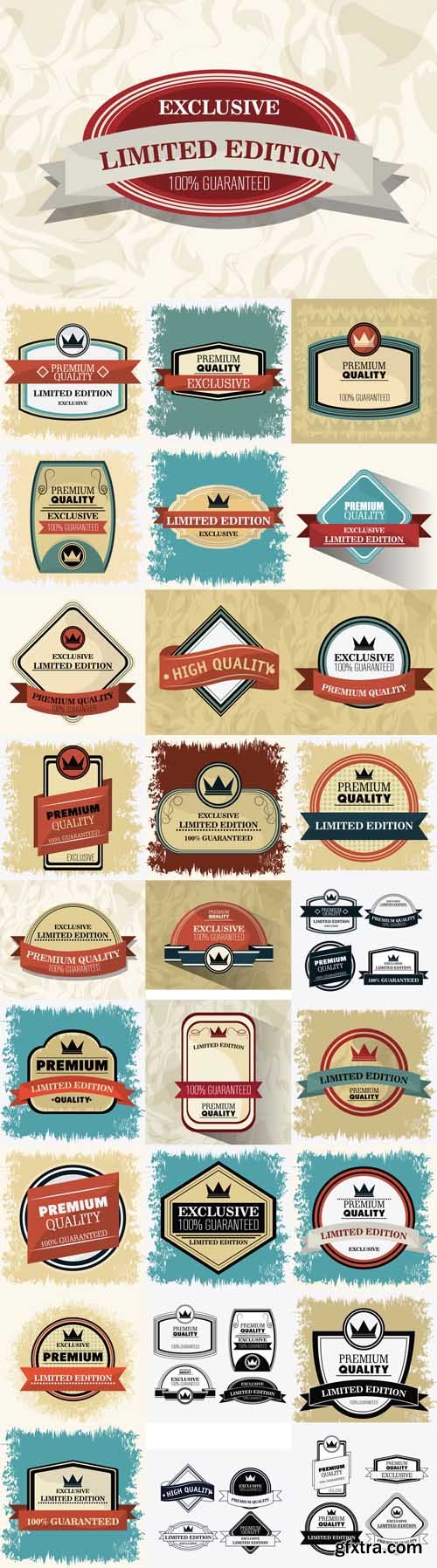 Vector Set - Label Icon. Premium and Quality Design