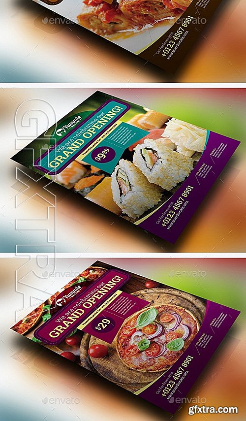 GraphicRiver - Restaurant Flyer Vol01 11595821