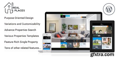 ThemeForest - Real Places v1.3.1 - Responsive WordPress Real Estate Theme - 12579089
