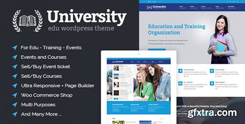 ThemeForest - University v2.0.13 - Education, Event and Course Theme - 8412116