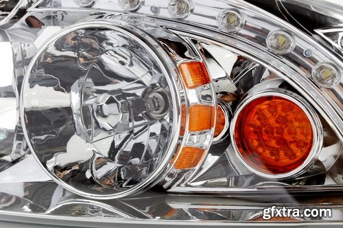 Collection car headlight lamp light glass lens 25 HQ Jpeg