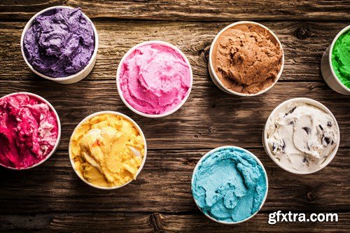 Ice Cream and Sorbet #3, 25xJPG