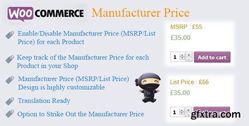 CodeCanyon - WooCommerce Manufacturer Price v1.7 - 7754610