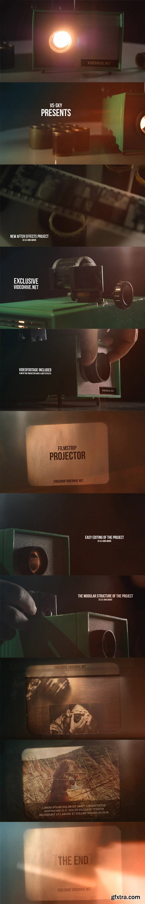 Videohive - Filmstrip Projector - 13181369