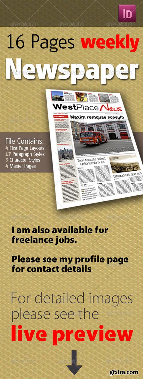 GraphicRiver - 16 Pages Weekly Newspaper 529041