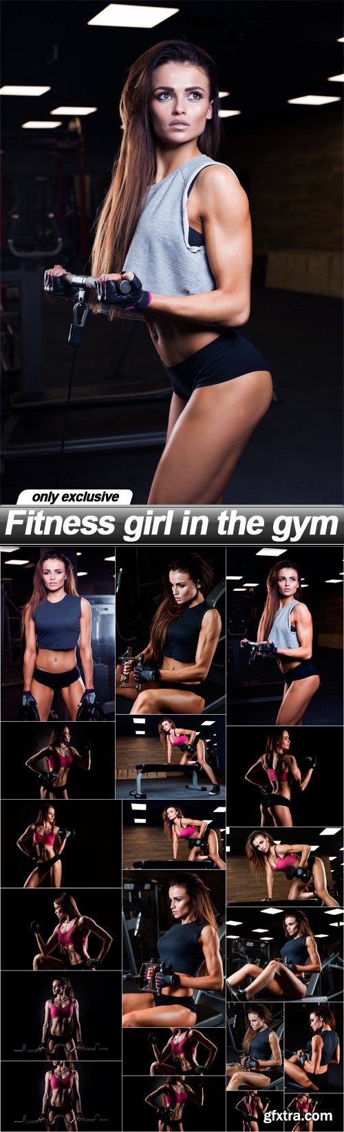 Fitness girl in the gym - 20 UHQ JPEG