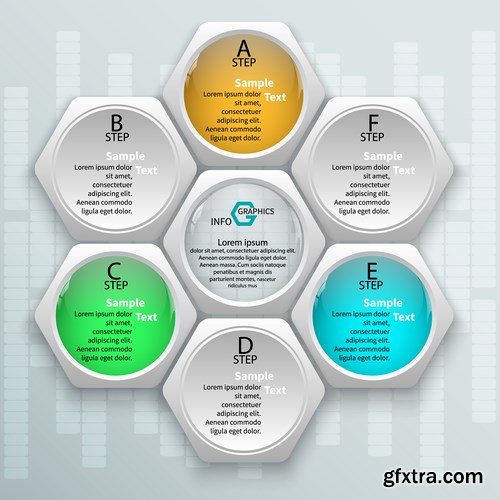 Collection Infographic 14, 25xEPS Collection Infographic 14, 25xEPS