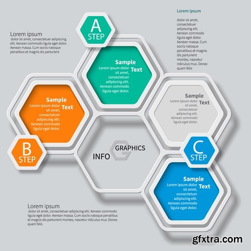 Collection Infographic 14, 25xEPS Collection Infographic 14, 25xEPS