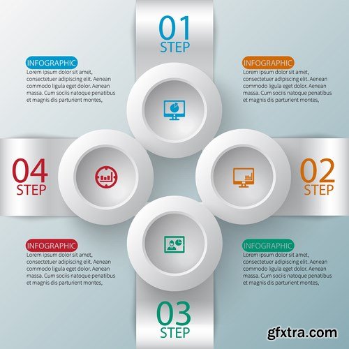 Collection Infographic 14, 25xEPS Collection Infographic 14, 25xEPS
